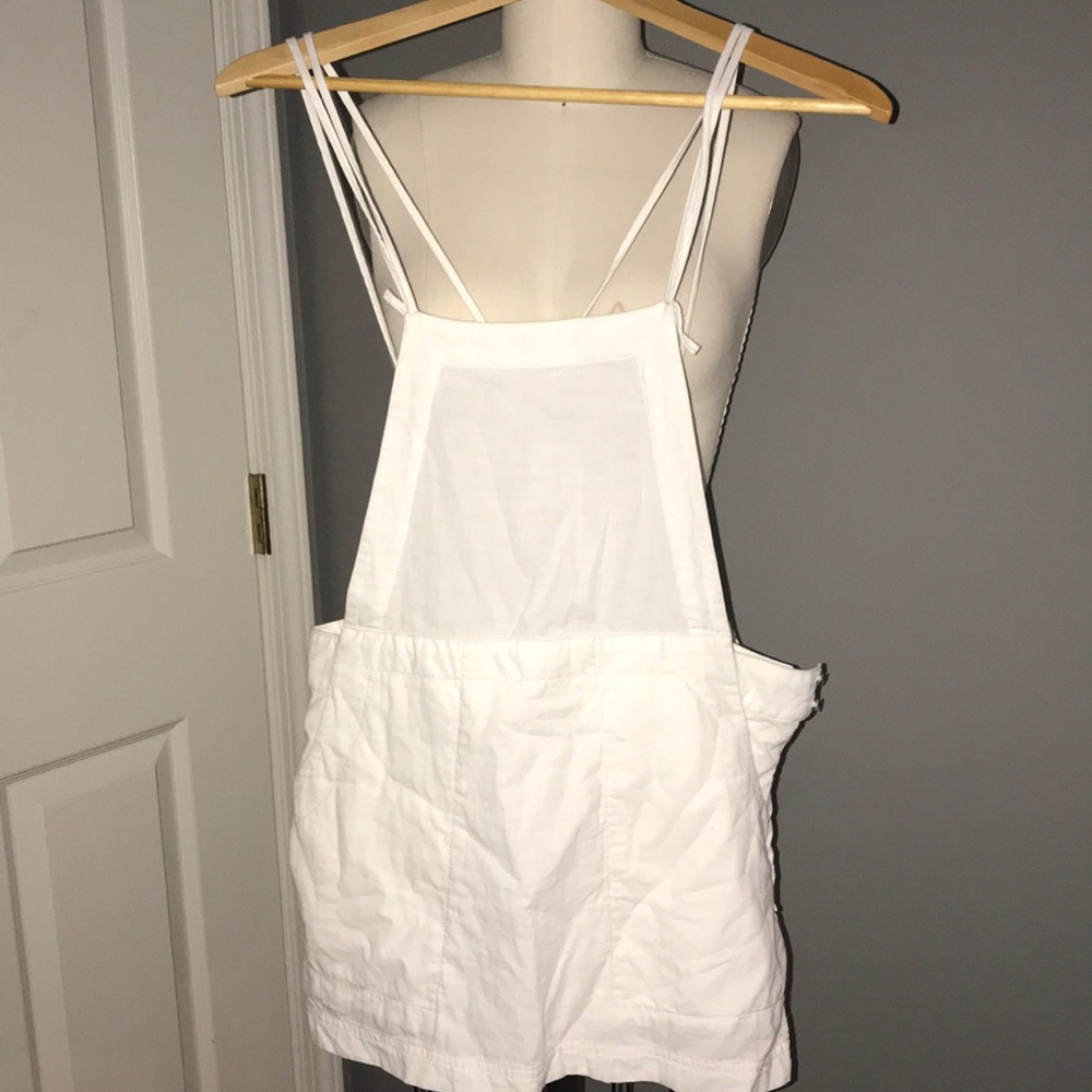 Mini white string dress